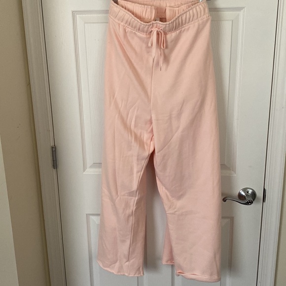 NWT Disney Parks Aristocats Marie Pink Sweatpants Raw Hem Edge with Pockets 3X - Picture 6 of 8